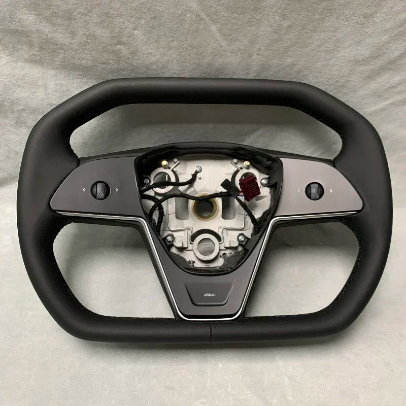 Cybertruck Style Steering Wheel - Model 3 & Y 2017-2023