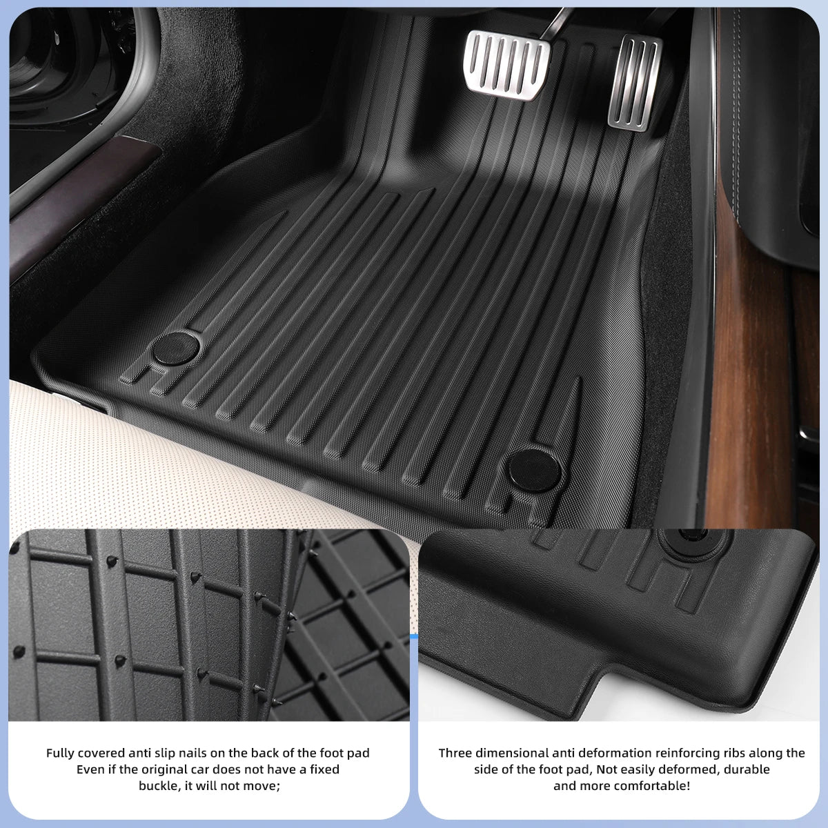 Tesla Model S (2022-2025) Premium Floor Mats