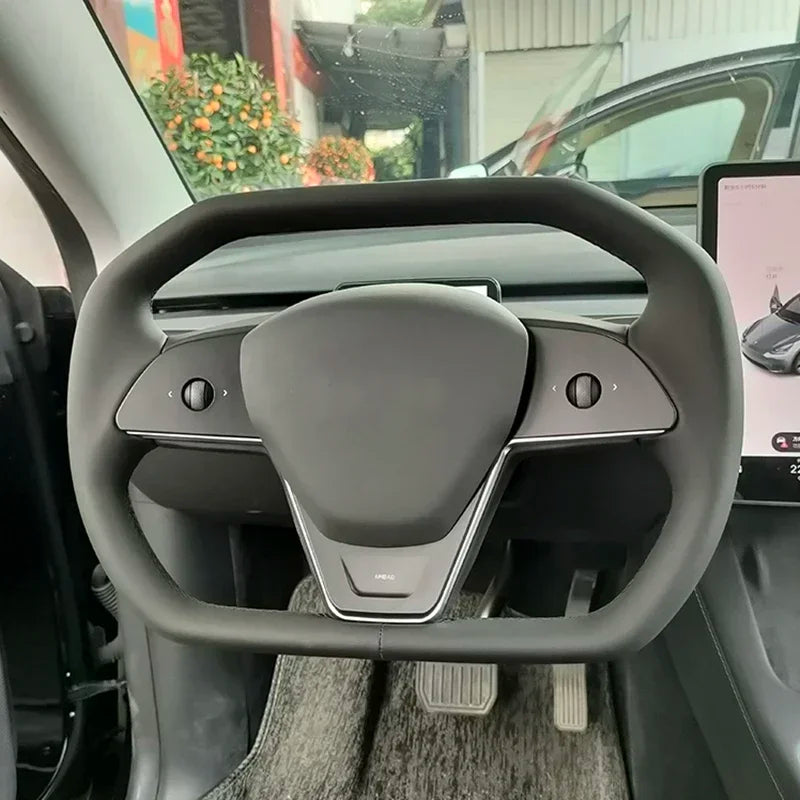 Cybertruck Style Steering Wheel - Model 3 & Y 2017-2023