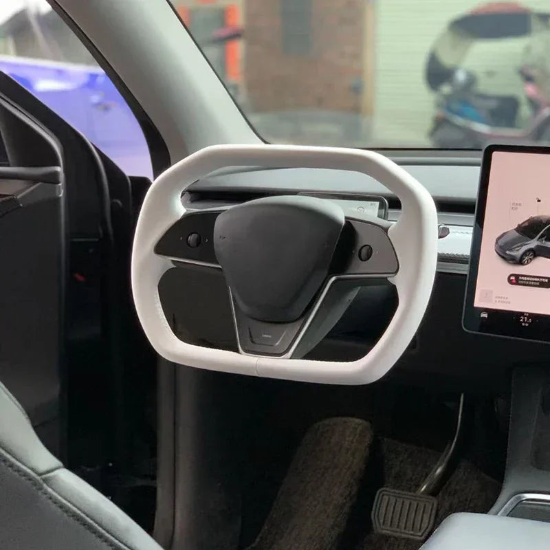 Cybertruck Style Steering Wheel - Model 3 & Y 2017-2023