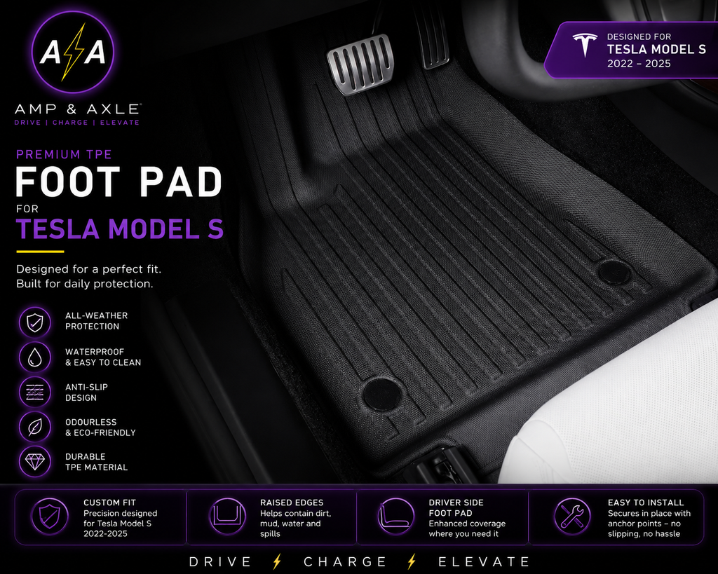Tesla Model S (2022-2025) Premium Floor Mats